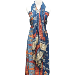 Premium Silk Batik Dress - Signature Multitone