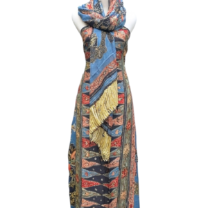 Premium Silk Batik Dress - Heritage Fusion