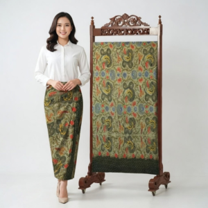 Exquisite Hand Drawn Batik Jarik Satin – DG