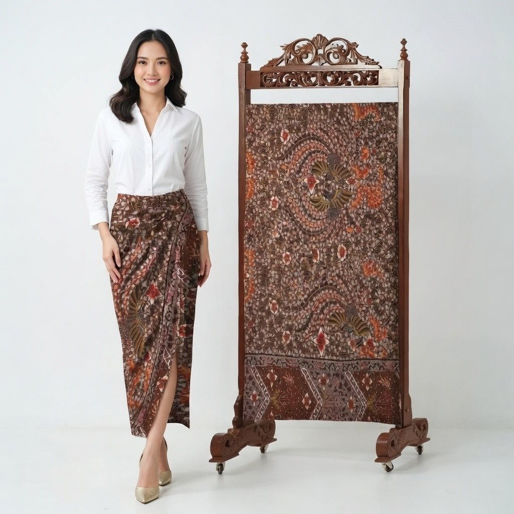 Exquisite Hand Drawn Batik Jarik Satin – CCF